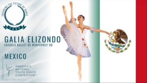 Galia Elizondo en el YAGP 2026, Houston, TX.