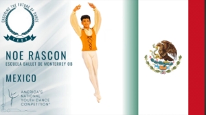 Noé Rascón en el YAGP 2026, Houston, TX.